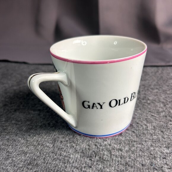 Vintage lefton “gay old blades” barber shop quartet hand painted coffee cup/mug‎ - Picture 4 of 10